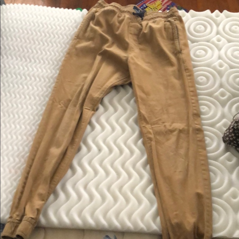 Khaki Jogger Pants